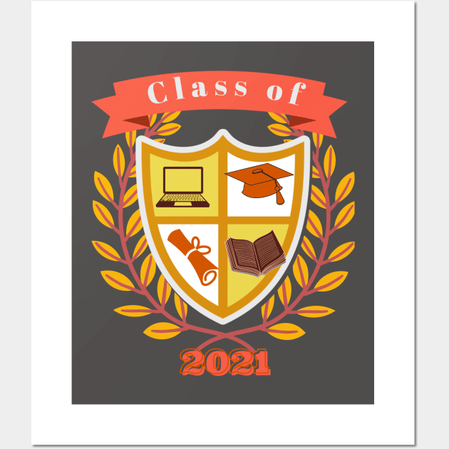 Class of 2021 Wall Art by Paradise Stitch